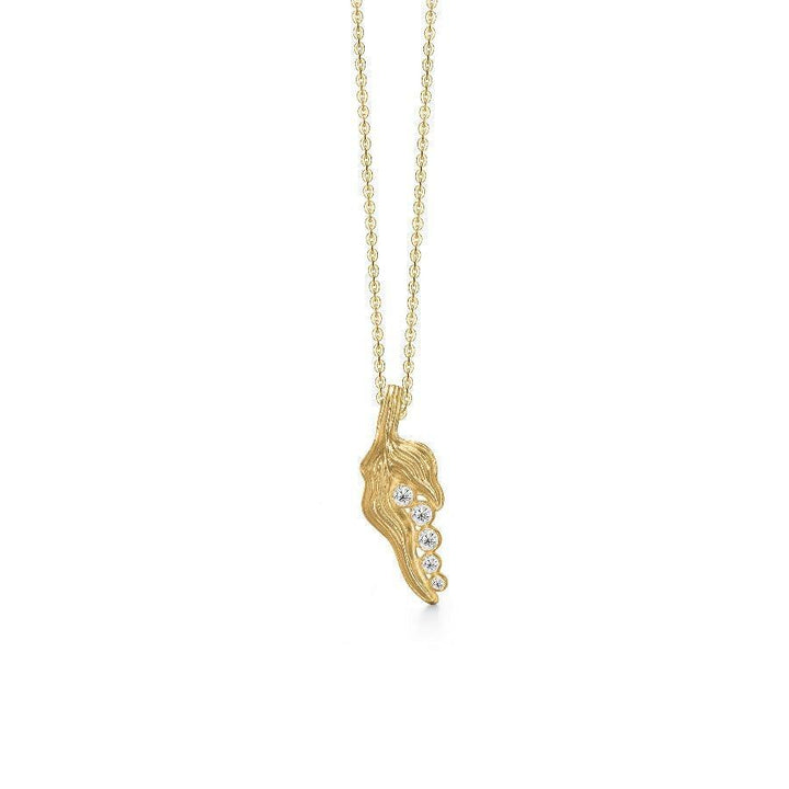 Polar Jewelry Five Peas In A Pod Forgyldt Halskæde – FPE-NL-GD-WZ-00313