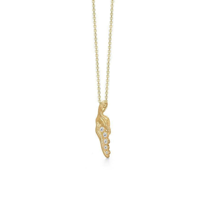 Polar Jewelry Five Peas In A Pod Forgyldt Halskæde – produktbillede 2