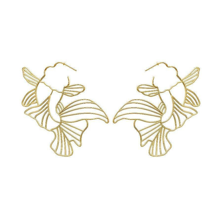 Polar Jewelry Forgyldt Koi Hoops – KOI-HP-GD-00101