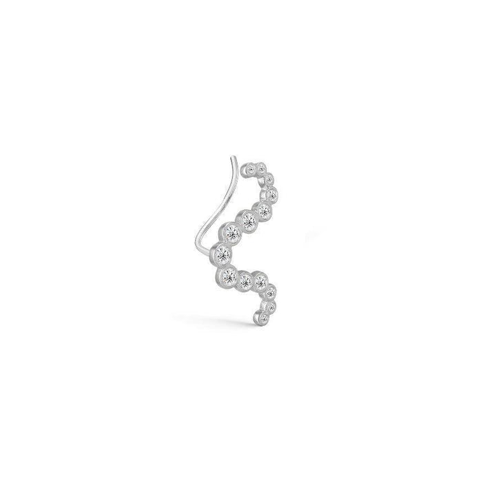 Polar Jewelry Ørering The Star Earcrawler Left Sølv – produktbillede 2