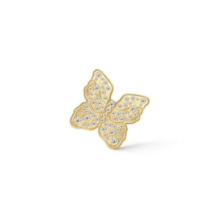 Polar Jewelry The Butterfly Forgyldt Ørering – TBU-ST-GD-WZ-00323