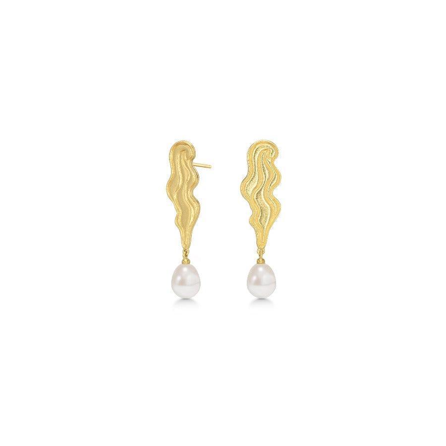 Polar Jewelry The Empress Forgyldte Øreringe – TEM-HS-GD-WP-00205