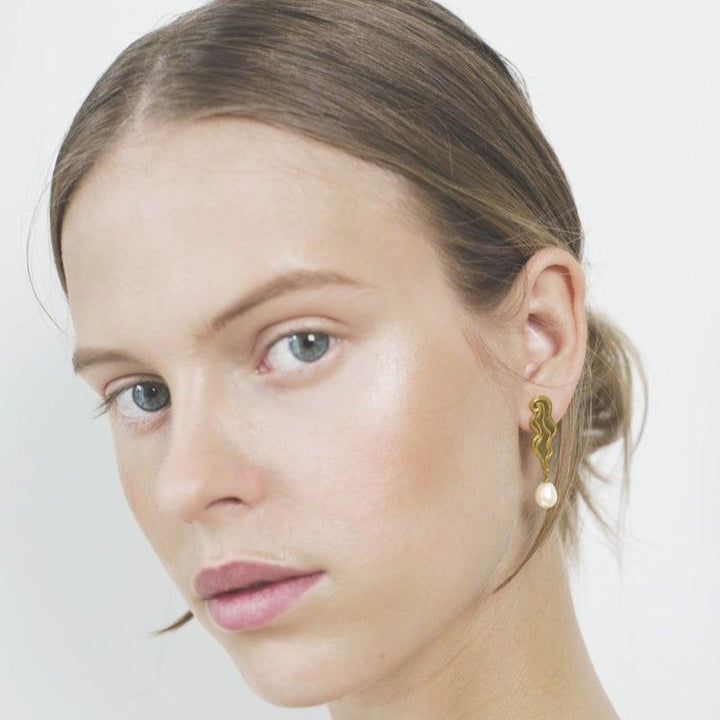 Polar Jewelry The Empress Forgyldte Øreringe – produktbillede 2