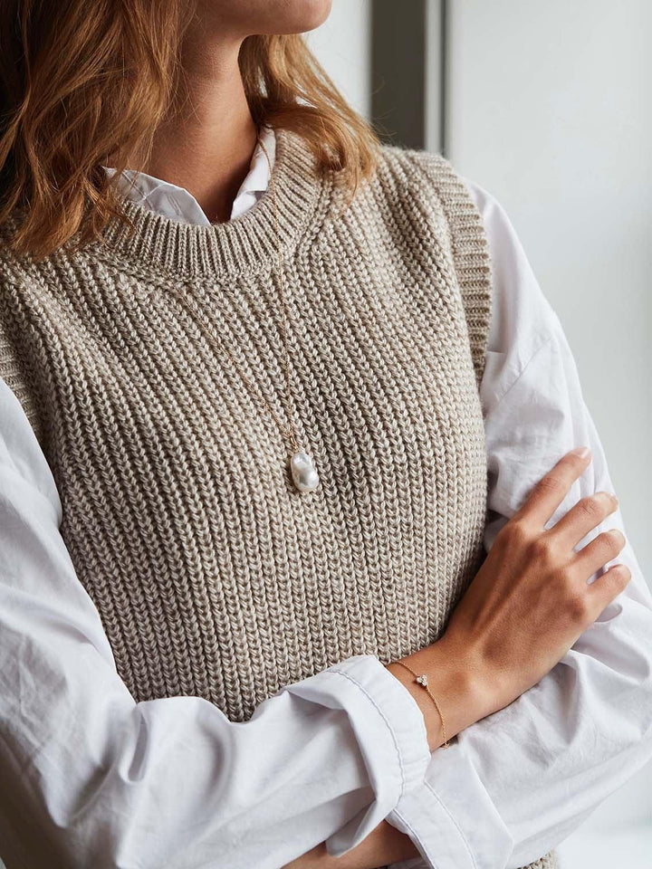 Ro Copenhagen 18kt Fryd Perle Med Diamanter – produktbillede 2