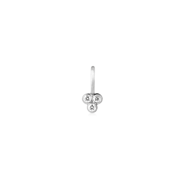 Ro Copenhagen 18kt Orbit Dot Diamant Vedhæng Hvidguld – 100150