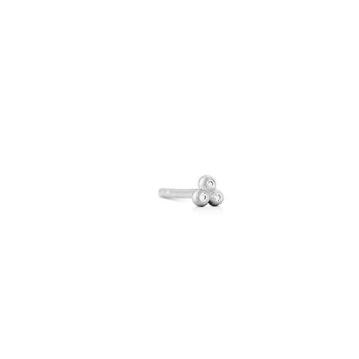 Ro Copenhagen 18kt Orbit Dot Ørestik Hvidguld – 119164