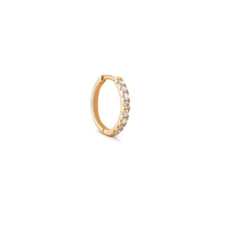 Ro Copenhagen 18kt Rock Classic 10mm Diamant Creol – 119248