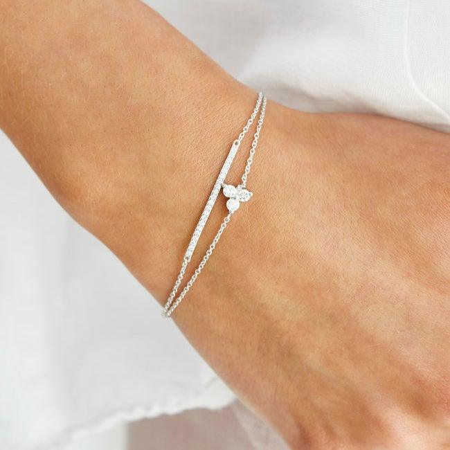 Ro Copenhagen 18kt Rock Classic Armbånd Hvidguld – produktbillede 2