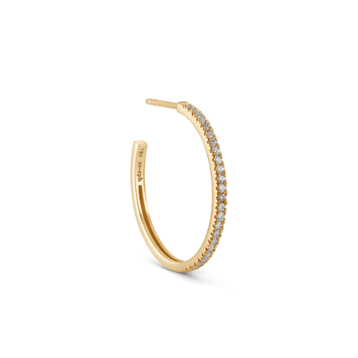 Ro Copenhagen 18kt Rock Classic Diamant Creol – 119258