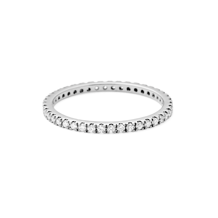 Ro Copenhagen 18kt Rock Classic Diamant Ring Hvidguld – 106254-001