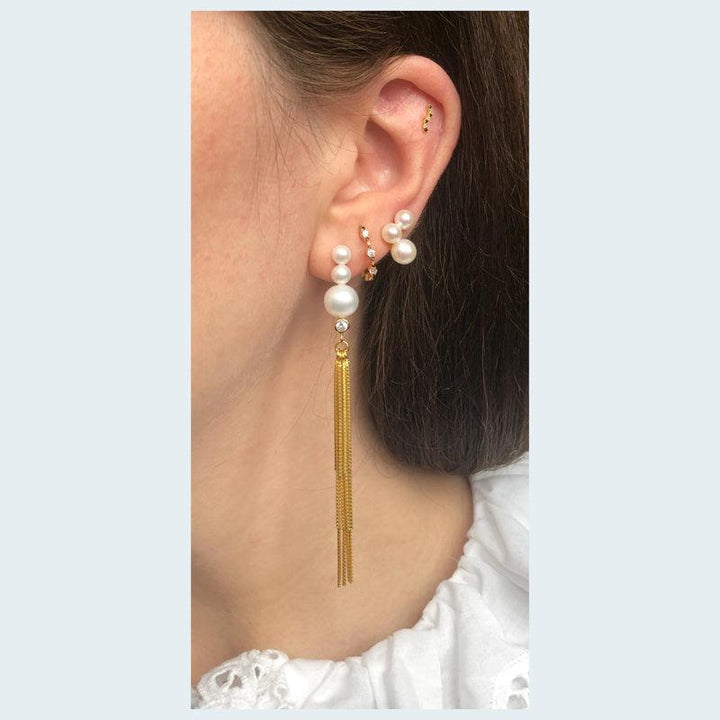 The Earring Shop Belle Ørestik Med Perler - FW2005 – produktbillede 2