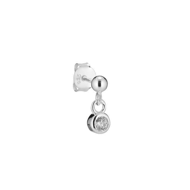 The Earring Shop Crystal Sølv Ørestik - SS1904 – SS1904