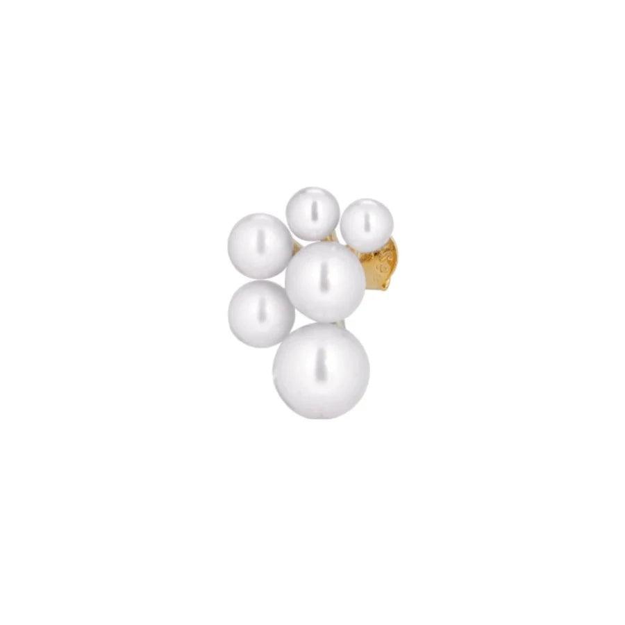 The Earring Shop Serena Stud Right Sølvforgyldt – FW2207-Right