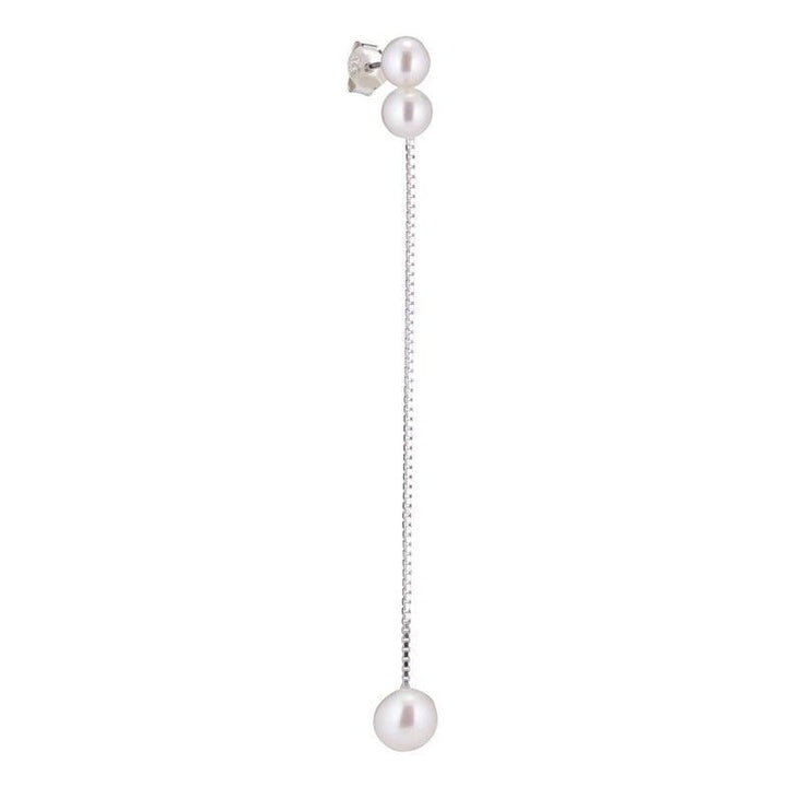 The Earring Shop Sun Ray Stud Sølv Kædeørering - SI2003 – SI2003