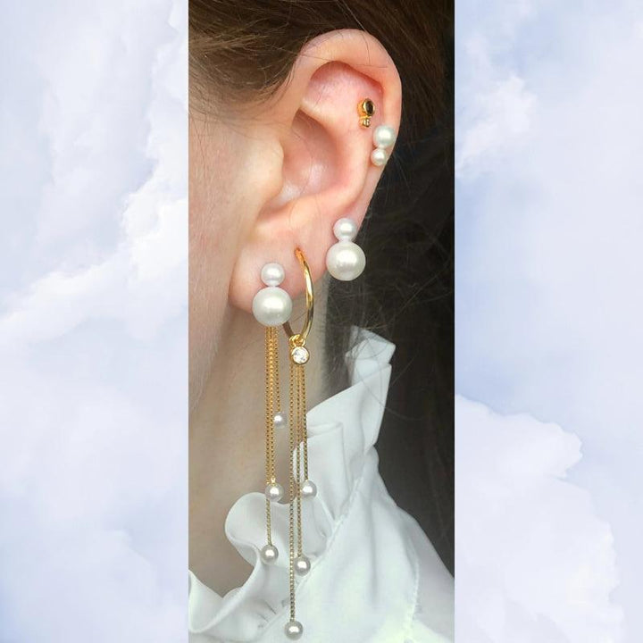 The Earring Shop Tassel Pearl Charm - SS2223 – produktbillede 2