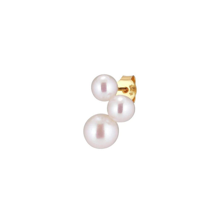 The Earring Shop Trois Left Perle Ørestik - FW2124 – FW2124