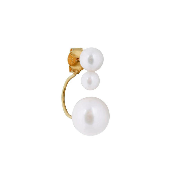 The Earring Shop White Moon Ørestik - SS2203 – SS2203