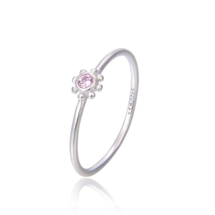 Wioga Pink Small Sun Ring R-4004-S – R-4004-S-001